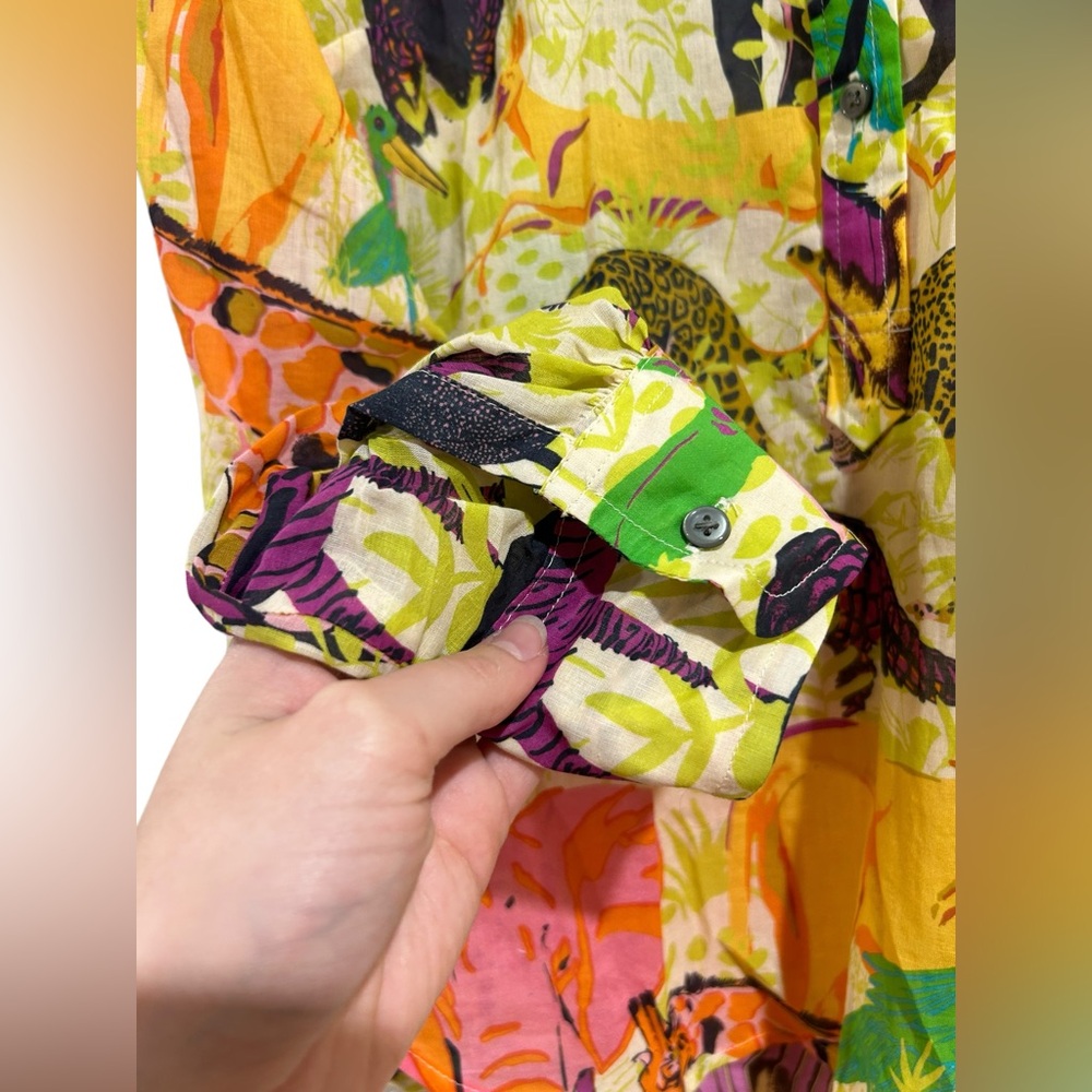 Animal Patterned J. Crew Button Down - image 7